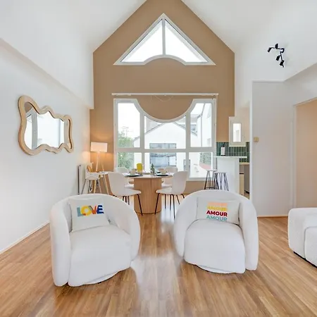 Apartman Loft Au Coeur Des Halles -parking Prive - Wifi