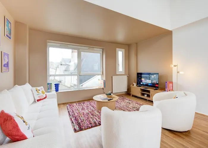 Appartement Loft Au Coeur Des Halles -parking Privé - Wifi *