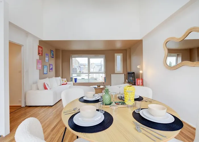 Loft Au Coeur Des Halles -parking Prive - Wifi *